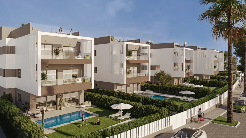 Fantastic newly built flat near the beach, Colonia Sant Jordi — photo 7