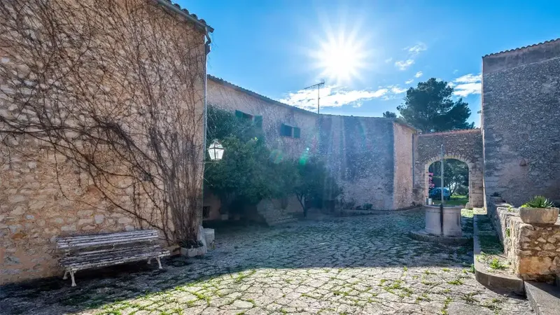 Charming finca. This picturesque rustic finca is situated on a plot of more than 420,000 m2 near Binissalem in Mallorca, at the foot of the S — photo 2