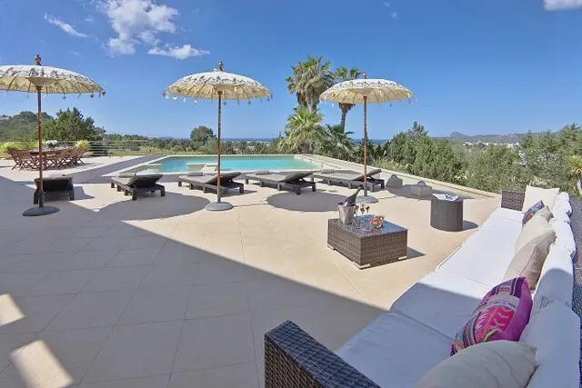 Secluded estate with sea views and holiday rental license for sale in Sant Agustí, Ibiza — photo 1