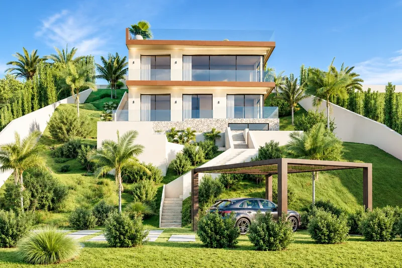 Plot with an Approved Luxury Villa Project and Sea Views in Camp de Mar — photo 1