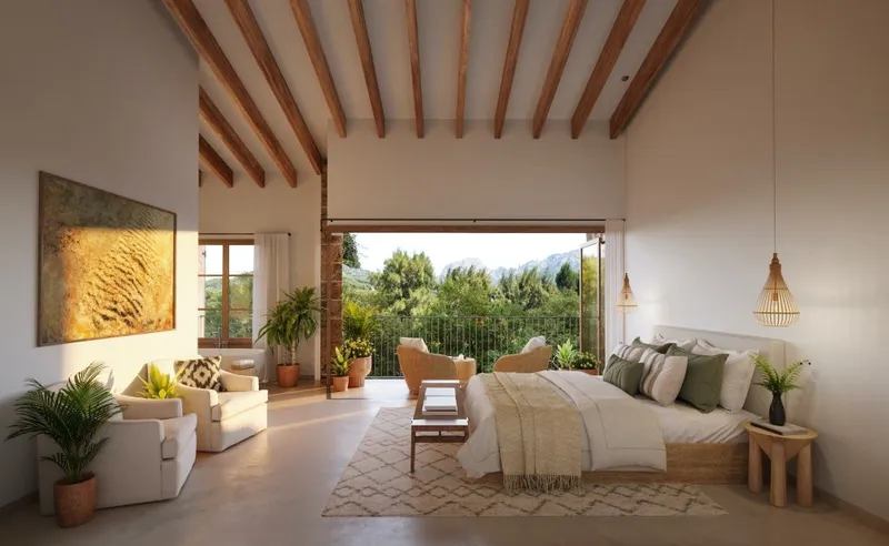 Plot with project for a development of 3 townhouses, with swimming pools and garages in Sóller — photo 7