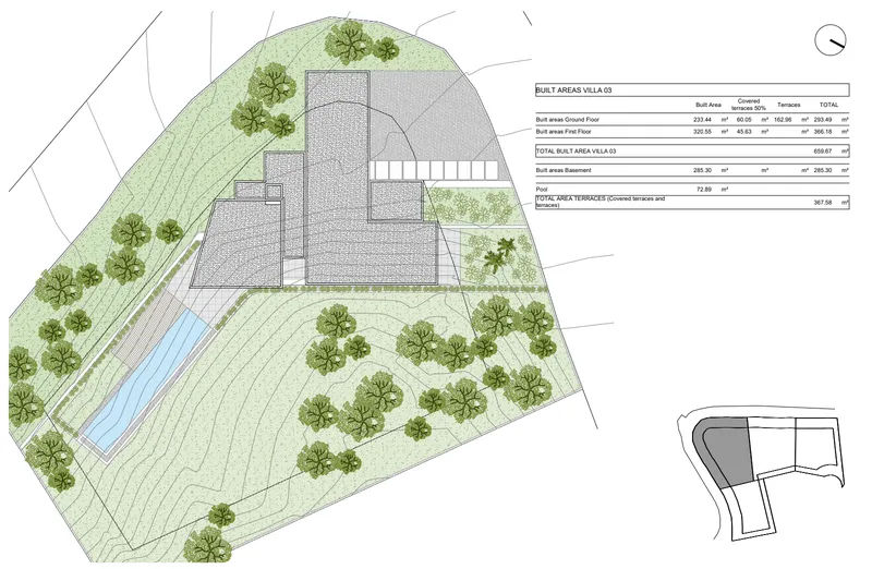 Project! Sea view plot in Son Vida with project for an exclusive villa in a quiet location — photo 11