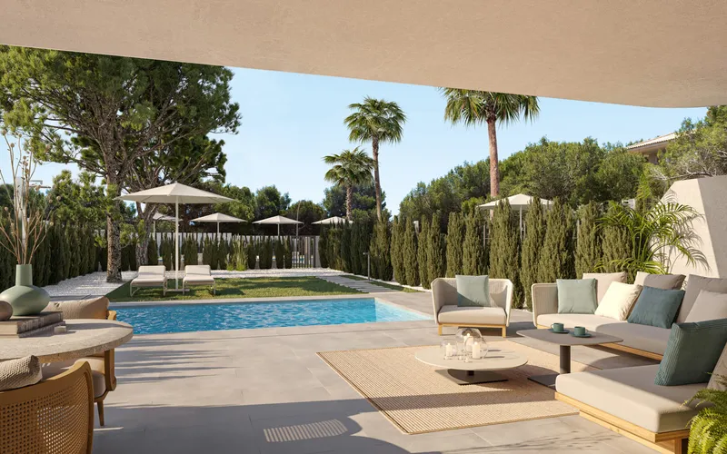 New build apartments and semi-detached houses in Cala Lliteres — photo 3