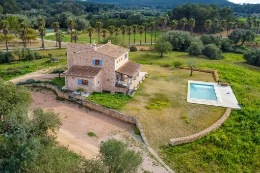 Algaida, Exclusive Natural Stone Finca with Pool and Panoramic Views in Algaida — photo 2