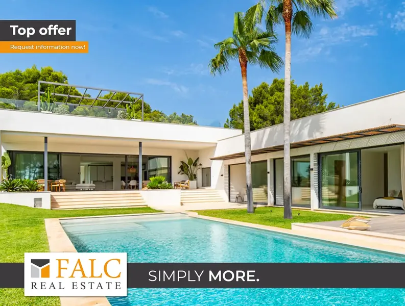 This spectacular villa in Son Vida is located in one of the most privileged residential areas of Mallorca and offers a lot of privacy — photo 1