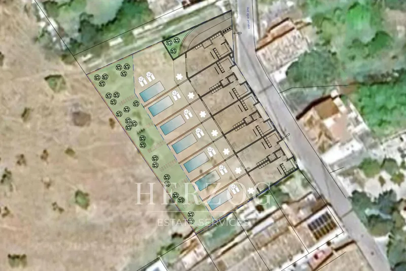 Four urban building plots for sale in central Moscari — photo 2