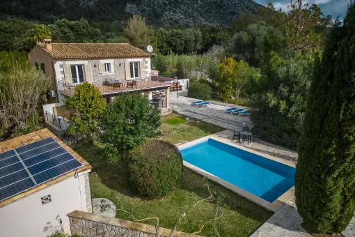 Pollensa, dreamlike finca in the valley of Ca ne Axartell with pool, solar system and holiday rental license — photo 1