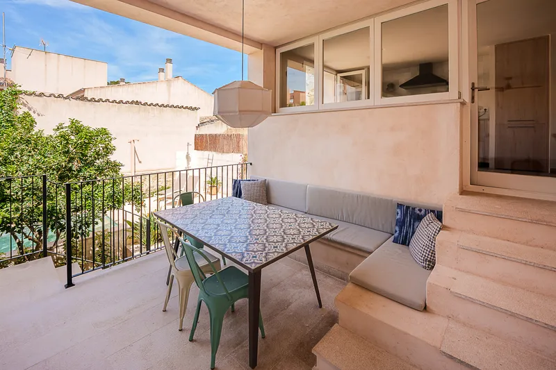 In the Heart of Capdepera: Stylish Townhouse with Large Terrace, Pool Oasis and Castle and Sea Views — photo 6