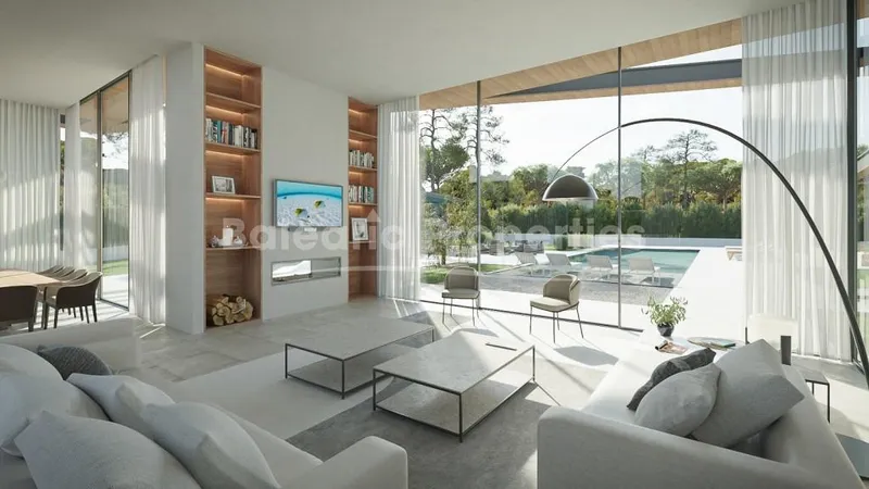 New Balinese style villa for sale close to a golf course in Santa Ponsa, Mallorca — photo 3