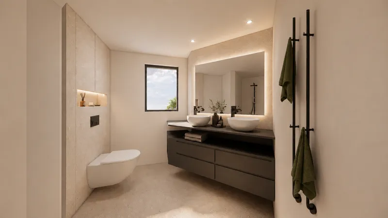 Modern penthouse with 2 spacious terraces and a partial ocean view in Portixol — photo 6