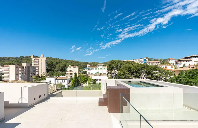 Townhouse with pool, garden and large terraces in Son Espanyolet — photo 10