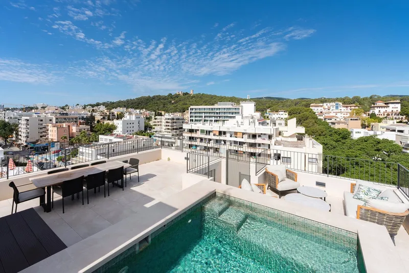 Luxury penthouse with private roof top terrace in Son Armadams — photo 1