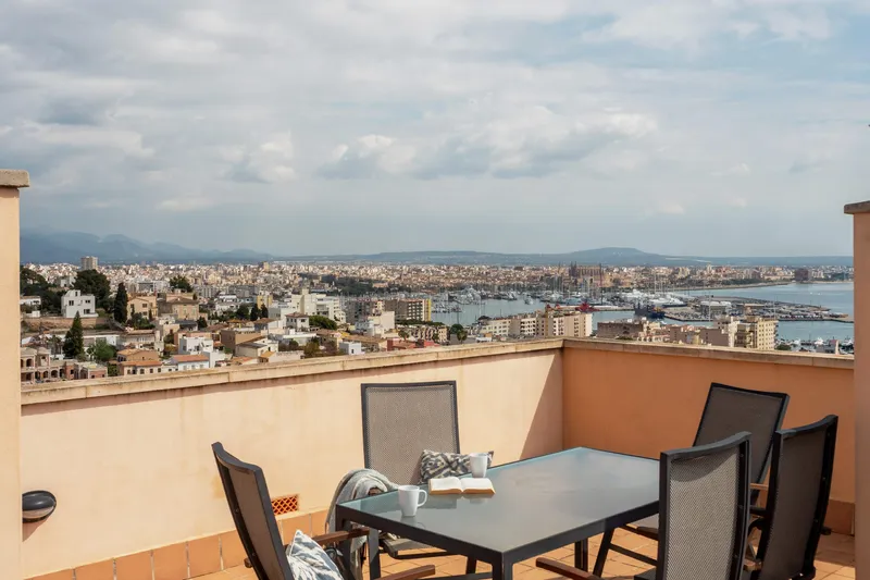 Panoramic sea and bay views penthouse in Bonanova — photo 2