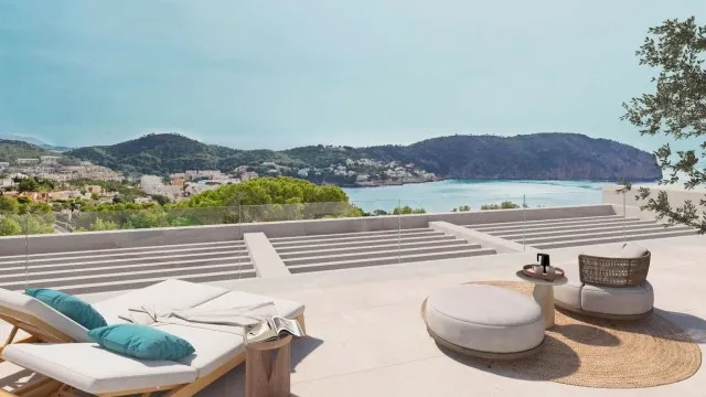 Modern home with sea views for sale in Camp de Mar, Southwest Mallorca — photo 1