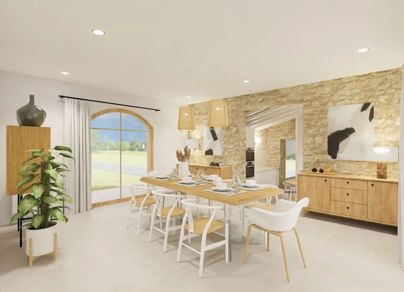 Project of a modern and luxurious country house of new construction on the outskirts of [...] — photo 7