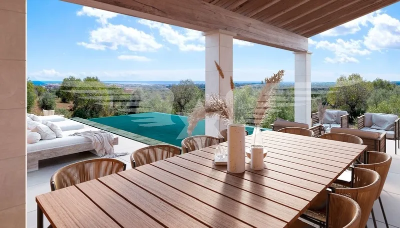 Cala Millor I new construction finca with distant sea views — photo 1