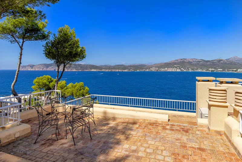 Apartment in Santa Ponsa - Pool terrace with sea view — photo 4