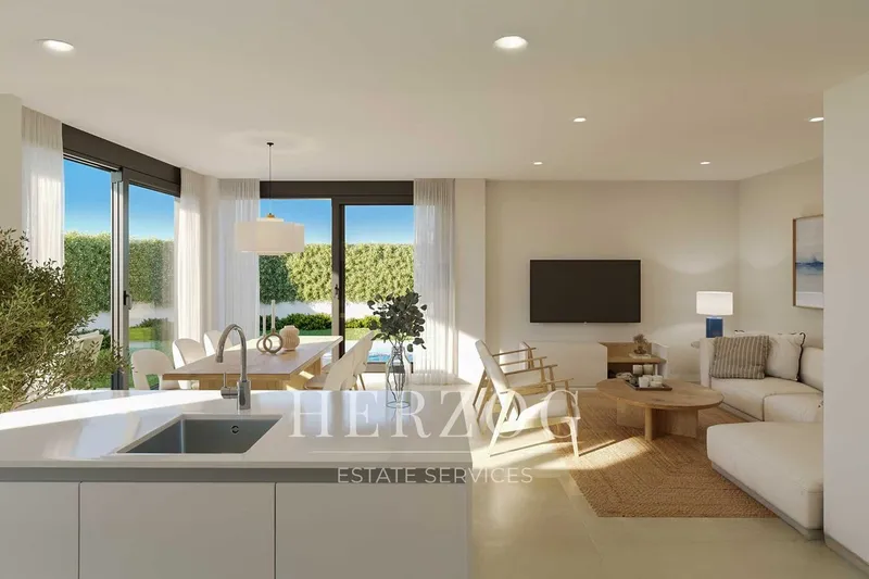 Exclusive terraced house in the south of Mallorca by the sea with pool – contemporary design — photo 7