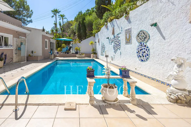 Mediterranean villa with sea views and private pool in Costa de la Calma — photo 1