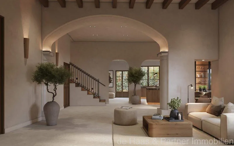 Renovated 325m² townhouse with 7 rooms and pool for sale — photo 2