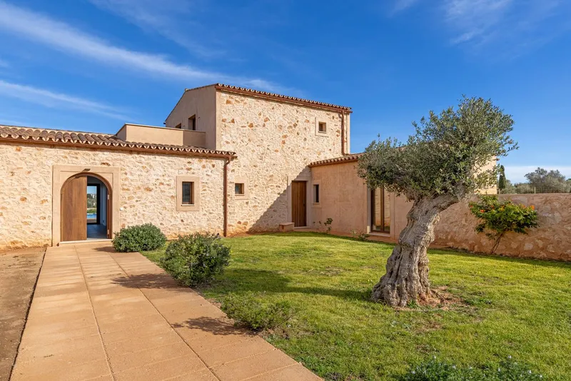 Finca in Santanyi - Large pool with house view — photo 11