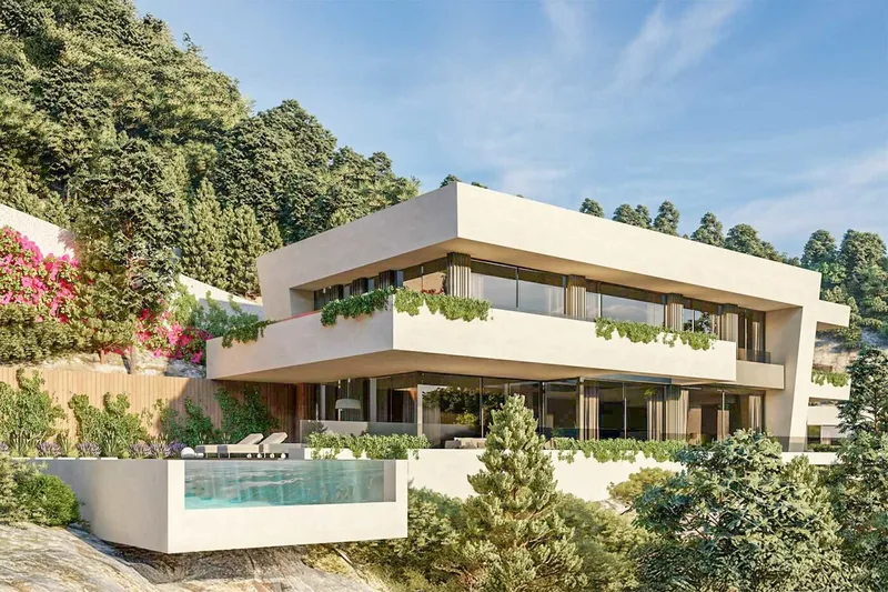 Exclusive building plot with sea views and submitted project for luxury villa in Son Vida — photo 1