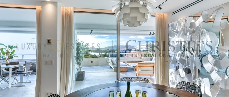 Modern renovated apartment in Puerto Portals with large terrace and harbor view — photo 8