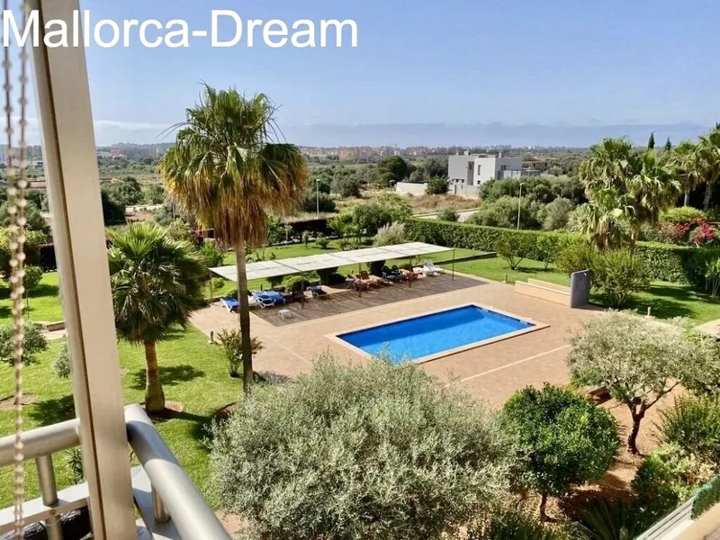 Cala Millor: 3 bedroom flat with 2 bathrooms, pool, underground parking, cellar room, air conditioning, gas central heating — photo 5