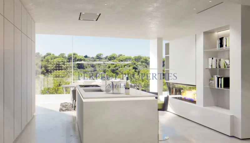 Spectacular architect villa in futuristic style in 1st sea line directly at Cala Murta — photo 11