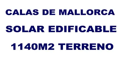 Building Plot in Calas de Mallorca — photo 1