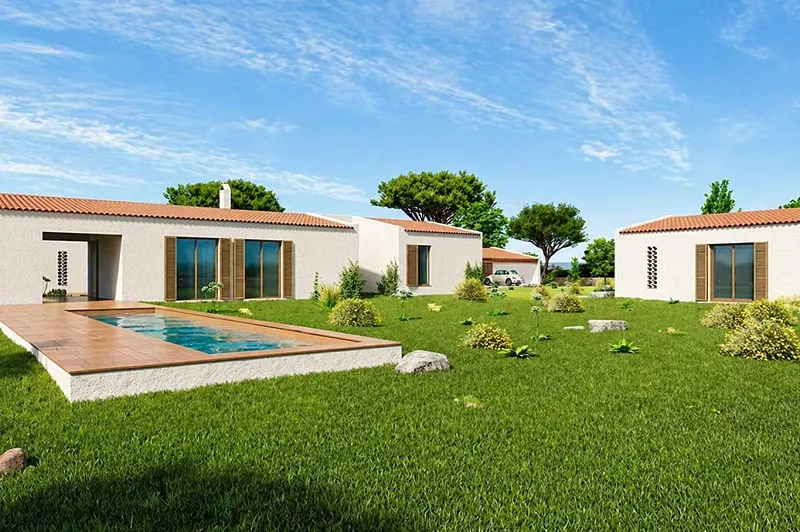Plot with project to build a finca in Ses Salines Mas — photo 2