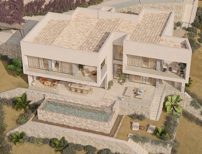 Newly built villa with breathtaking panoramic views in Bunyola — photo 1