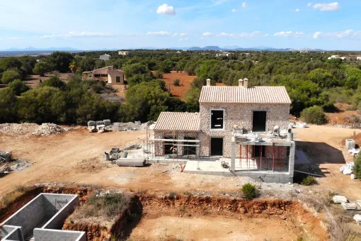 Ses Salines, beautiful new build finca in shell construction near Ses Salines — photo 3