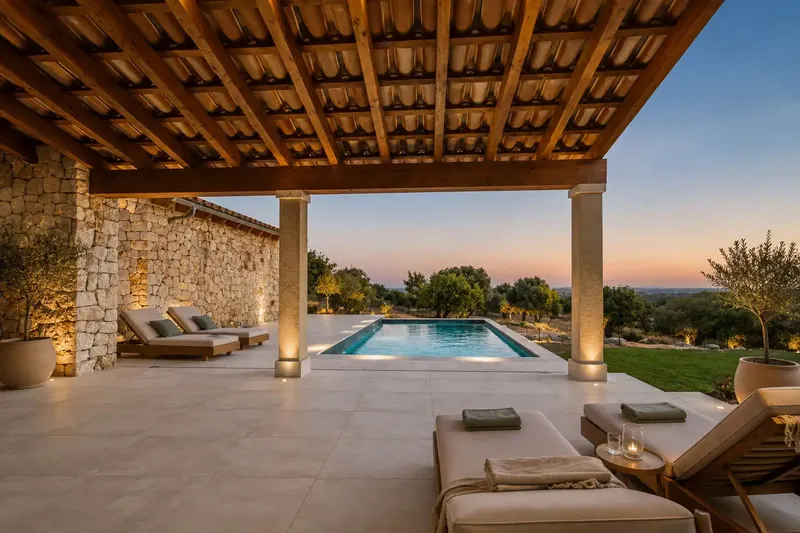 This beautiful newly built finca is located above the lovely village of Cala Millor and below the mountain 'Na Penyal' — photo 2
