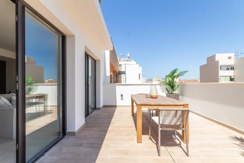 Newly built duplex penthouse with terrace and sea views in Portixol — photo 6