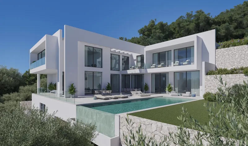 High-quality building plot for sale in Son Vida with project and building permit — photo 1