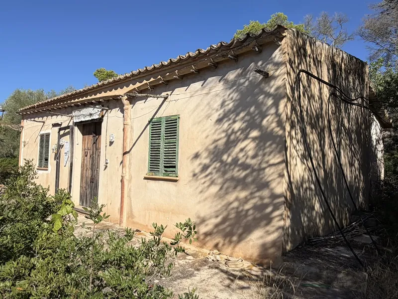 Finca rústica con construcción y aljibe en Llucmajor, con muy buen acceso — photo 1