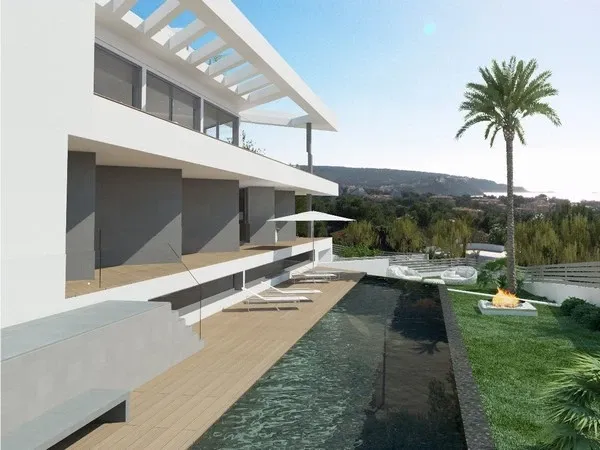 Mallorca - Spectacular villa with fantastic sea views in Santa Ponsa near Port Adriano — photo 8