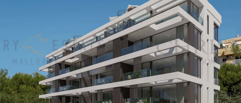 New build penthouse in Cala Major with roof terrace and sea views — photo 11