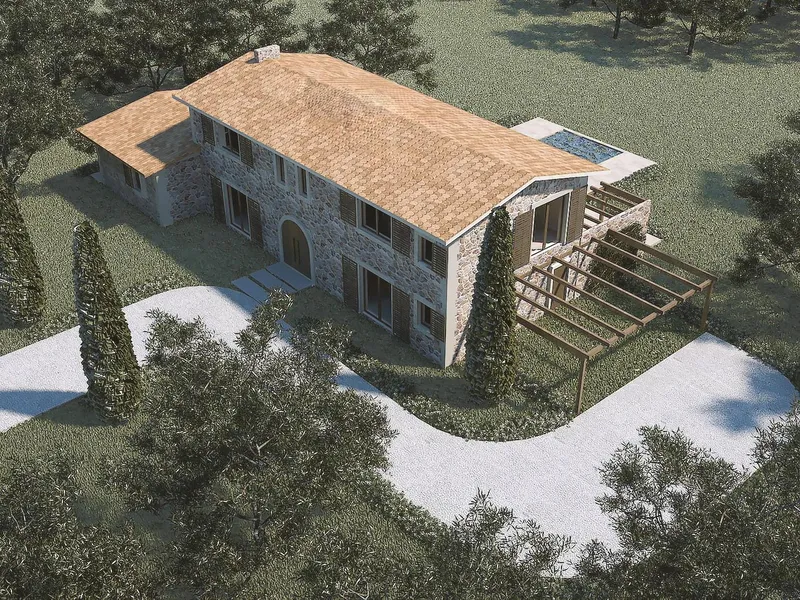 Plot with project and building permit between Campos, Porreres and Felanitx — photo 1