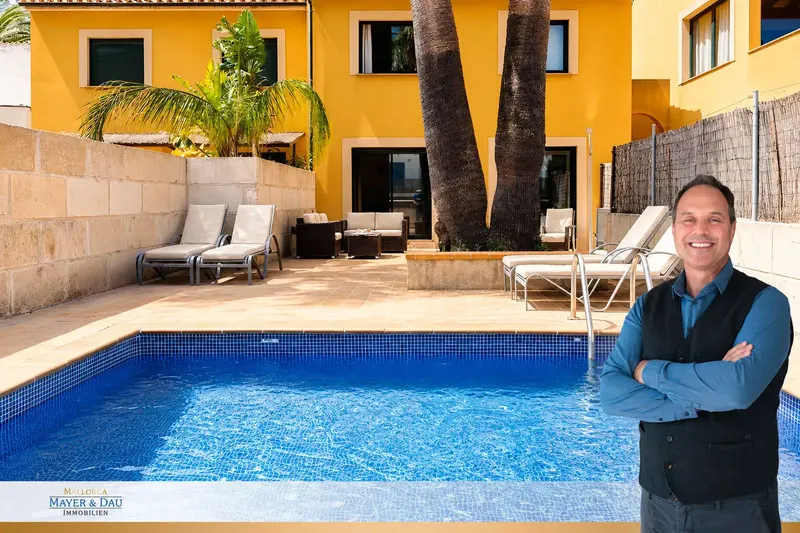 Well-kept terraced house with private pool in a quiet residential area of Cala Sant Vicenç — photo 1