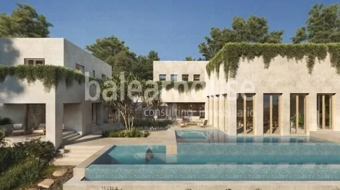 Large new villa in Cala Vinyes with efficient design and beautiful exteriors very close to the beach — photo 2