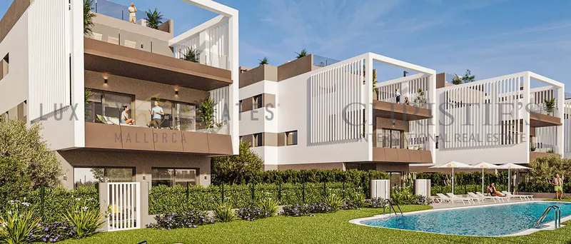 Modern new-build penthouse in Colònia de Sant Jordi with private roof terrace near the beach — photo 1
