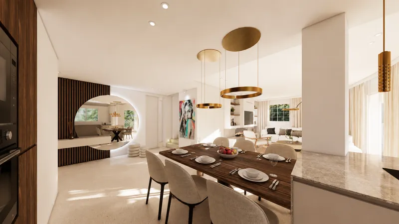 Luxurious penthouse with a rooftop terrace, second from the beach in Nova Santa Ponsa — photo 6