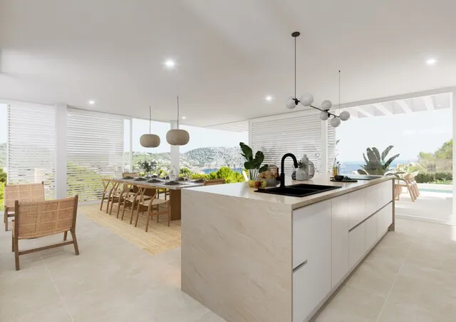 Modern luxury villa overlooking Palma Bay, for sale in Génova, Mallorca — photo 9