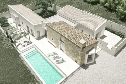 V672 – Beautiful under construction finca with unique views of the landscape in Manacor — photo 1