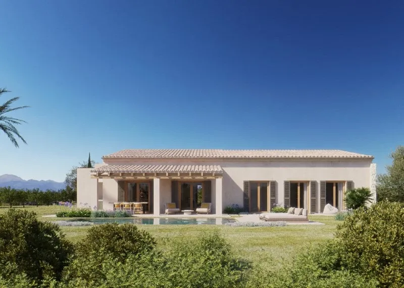 Country house between Sant Joan and Sineu with pool and panoramic views — photo 1