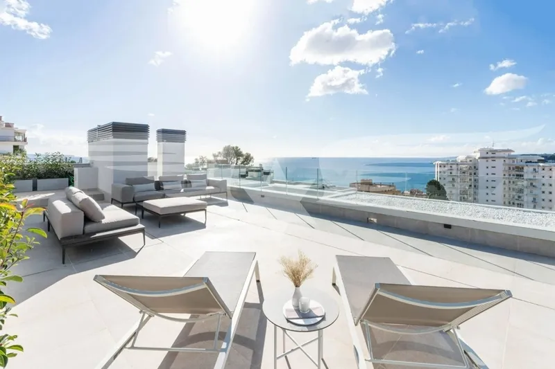 Cala Mayor I Sea view penthouse with 4 bedrooms — photo 1