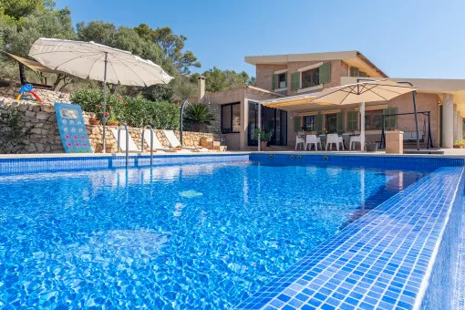 Son Macia, finca with breathtaking panoramic views and infinity pool in Son Macia - availability from October through the winter months — photo 1