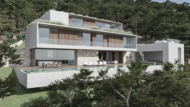 Plot with Palma Bay views and villa project for sale in Genova, Palma, Mallorca — photo 3